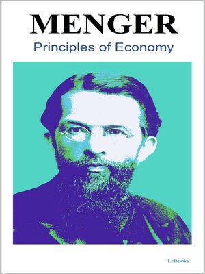 cover image of Principles of Economics --Carl Menger
